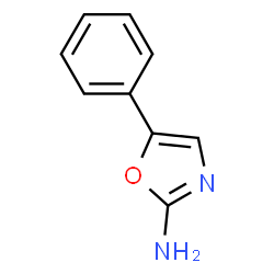 ChemSpider 2D Image | 5-Phenyl-1,3-oxazol-2-amine | C9H8N2O