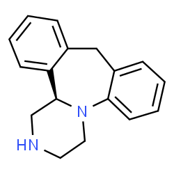 ChemSpider 2D Image | (14bR)-1,2,3,4,10,14b-Hexahydrodibenzo[c,f]pyrazino[1,2-a]azepine | C17H18N2