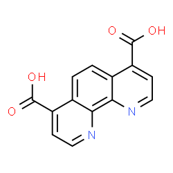 ChemSpider 2D Image | 1,10-Phenanthroline-4,7-dicarboxylic acid | C14H8N2O4