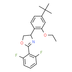 ChemSpider 2D Image | etoxazole | C21H23F2NO2