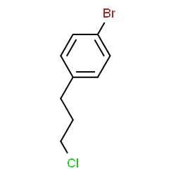 ChemSpider 2D Image | 1-Bromo-4-(3-chloropropyl)benzene | C9H10BrCl
