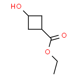 ChemSpider 2D Image | Ethyl 3-hydroxycyclobutanecarboxylate | C7H12O3