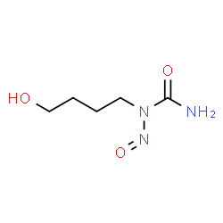ChemSpider 2D Image | 1-(4-Hydroxybutyl)-1-nitrosourea | C5H11N3O3