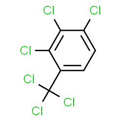 ChemSpider 2D Image | 1,2,3-Trichloro-4-(trichloromethyl)benzene | C7H2Cl6
