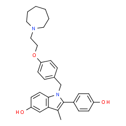ChemSpider 2D Image | Bazedoxifene | C30H34N2O3