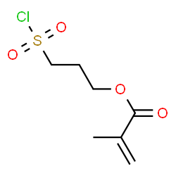 ChemSpider 2D Image | 3-(Chlorosulfonyl)propyl methacrylate | C7H11ClO4S