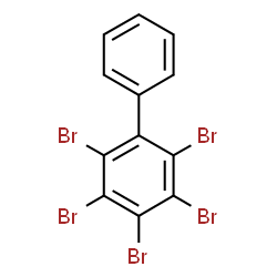 ChemSpider 2D Image | Perbromobiphenyl | C12H5Br5