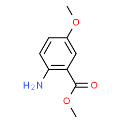 ChemSpider 2D Image | Methyl 2-amino-5-methoxybenzoate | C9H11NO3