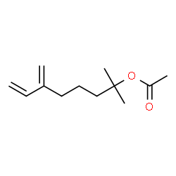 ChemSpider 2D Image | myrcenyl acetate | C12H20O2