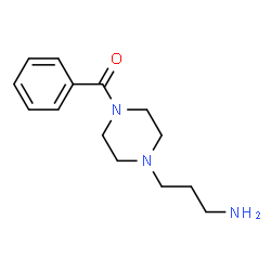 ChemSpider 2D Image | 3-(4-Benzoylpiperazinyl)propanamine | C14H21N3O