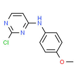 ChemSpider 2D Image | 2-Chloro-4-(4-methoxyphenylamino)pyrimidine | C11H10ClN3O
