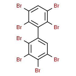 ChemSpider 2D Image | 2,2',3,3',4,5,5',6'-Octabromobiphenyl | C12H2Br8