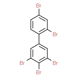 ChemSpider 2D Image | 2,3',4,4',5'-Pentabromobiphenyl | C12H5Br5