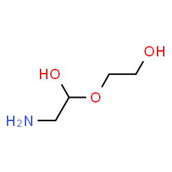 ChemSpider 2D Image | 2-Amino-1-(2-hydroxyethoxy)ethanol | C4H11NO3
