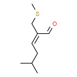 ChemSpider 2D Image | 5-METHYL-2-(METHYLTHIOMETHYL)-2-HEXENAL | C9H16OS