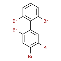 ChemSpider 2D Image | 2,2',4,5,6'-Pentabromobiphenyl | C12H5Br5