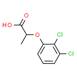 ChemSpider 2D Image | 2-(2,3-Dichlorophenoxy)propanoic acid | C9H8Cl2O3