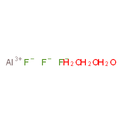 ChemSpider 2D Image | Aluminum fluoride trihydrate | H6AlF3O3