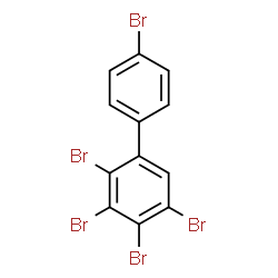 ChemSpider 2D Image | 2,3,4,4',5-Pentabromobiphenyl | C12H5Br5