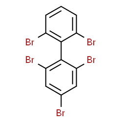 ChemSpider 2D Image | 2,2',4,6,6'-Pentabromobiphenyl | C12H5Br5