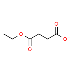 ChemSpider 2D Image | 4-Ethoxy-4-oxobutanoate | C6H9O4
