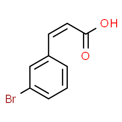 ChemSpider 2D Image | (2Z)-3-(3-Bromophenyl)acrylic acid | C9H7BrO2