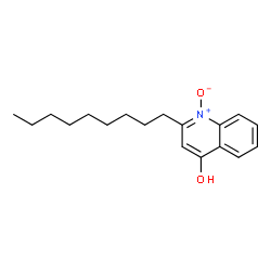 ChemSpider 2D Image | 2-Nonyl-4-quinolinol 1-oxide | C18H25NO2