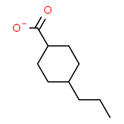 ChemSpider 2D Image | 4-Propylcyclohexanecarboxylate | C10H17O2