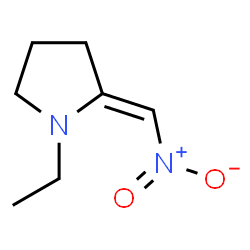 ChemSpider 2D Image | 1-ethyl-2-{nitromethylene}pyrrolidine | C7H12N2O2
