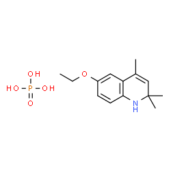 ChemSpider 2D Image | 6-Ethoxy-2,2,4-trimethyl-1,2-dihydroquinoline phosphate (1:1) | C14H22NO5P