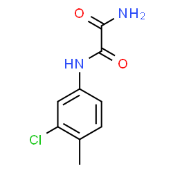 ChemSpider 2D Image | N-(3-Chloro-4-methylphenyl)ethanediamide | C9H9ClN2O2