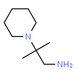 ChemSpider 2D Image | 2-Methyl-2-(1-piperidinyl)propylamine | C9H20N2