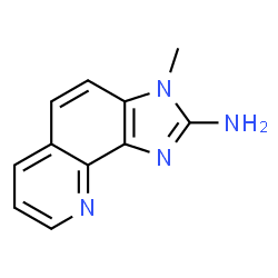 ChemSpider 2D Image | 3-Methyl-3H-imidazo[4,5-h]quinolin-2-amine | C11H10N4
