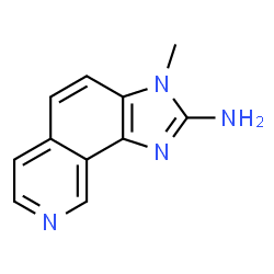 ChemSpider 2D Image | 3-Methyl-3H-imidazo[4,5-h]isoquinolin-2-amine | C11H10N4