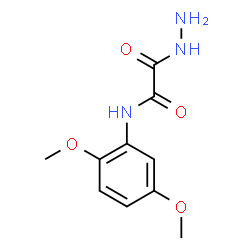 ChemSpider 2D Image | N-(2,5-Dimethoxyphenyl)-2-hydrazino-2-oxoacetamide | C10H13N3O4
