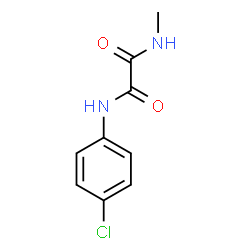 ChemSpider 2D Image | N-(4-Chlorophenyl)-N'-methylethanediamide | C9H9ClN2O2