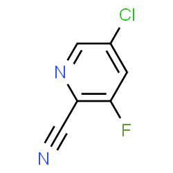 ChemSpider 2D Image | 5-Chloro-3-fluoropicolinonitrile | C6H2ClFN2
