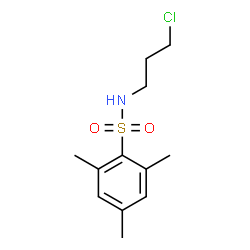 ChemSpider 2D Image | N-(3-Chloropropyl)-2,4,6-trimethylbenzenesulfonamide | C12H18ClNO2S