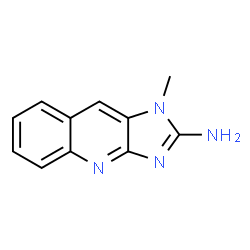 ChemSpider 2D Image | 2-Amino-1-methylimidazo[4,5-b]quinoline | C11H10N4