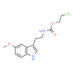 ChemSpider 2D Image | 2-Chloroethyl [2-(5-methoxy-1H-indol-3-yl)ethyl]carbamate | C14H17ClN2O3