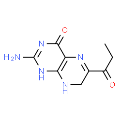 ChemSpider 2D Image | 2'-Deoxysepiapterin | C9H11N5O2
