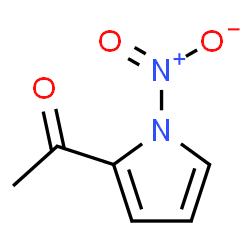 ChemSpider 2D Image | 1-(1-Nitro-1H-pyrrol-2-yl)ethanone | C6H6N2O3