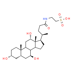 ChemSpider 2D Image | Tauroursocholic acid | C26H45NO7S