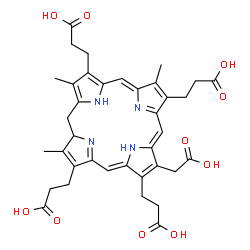 ChemSpider 2D Image | Pentacarboxyl porphyrinogen III | C37H40N4O10