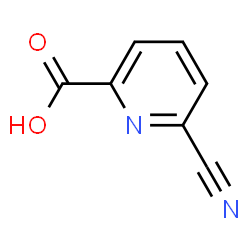ChemSpider 2D Image | 6-Cyanopicolinic acid | C7H4N2O2
