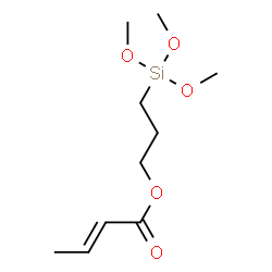 ChemSpider 2D Image | 3-(Trimethoxysilyl)propyl (2E)-2-butenoate | C10H20O5Si