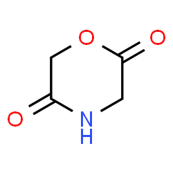 ChemSpider 2D Image | 2,5-Morpholinedione | C4H5NO3
