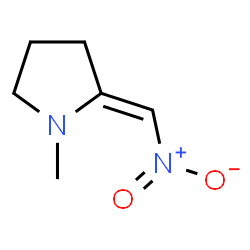 ChemSpider 2D Image | 1-Methyl-2-nitromethylene-pyrrolidine | C6H10N2O2
