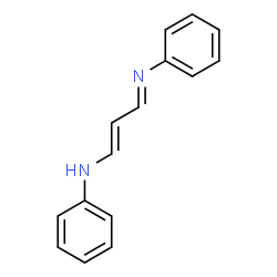 ChemSpider 2D Image | 3-ANILINOACROLEIN ANIL | C15H14N2
