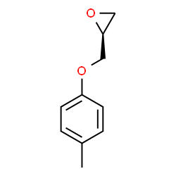ChemSpider 2D Image | (2S)-2-[(4-Methylphenoxy)methyl]oxirane | C10H12O2